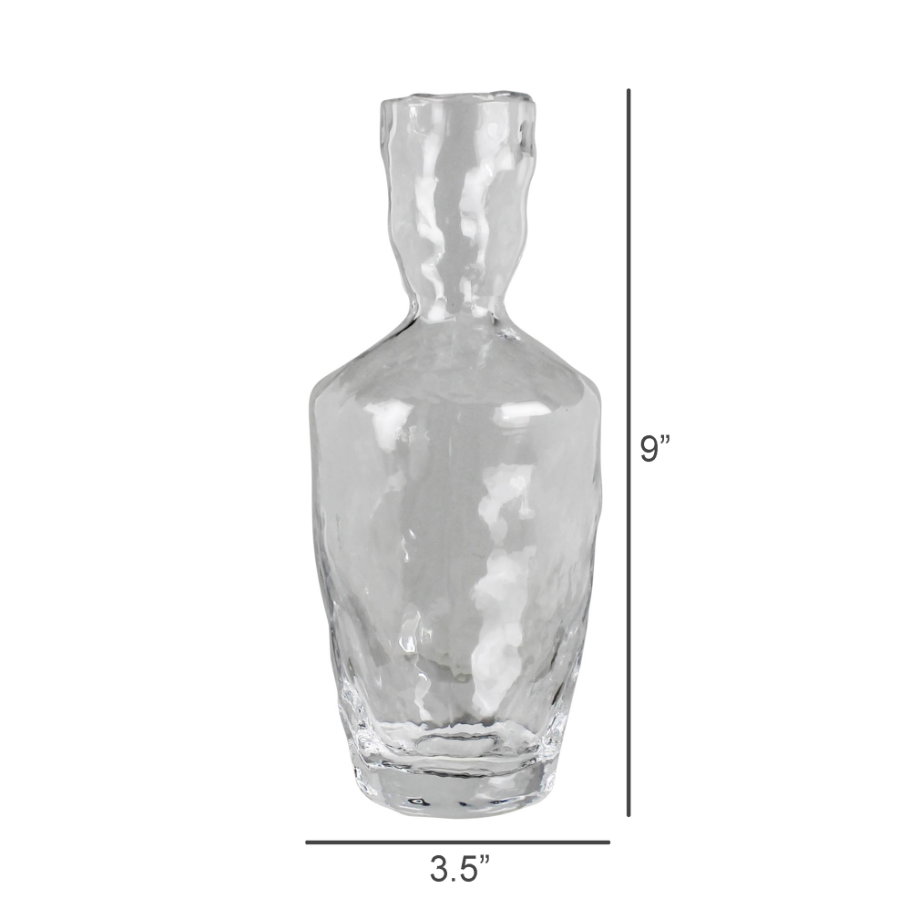 Organic Vase w/ Tall Neck - 13 Hub Lane   |  Glass Vases