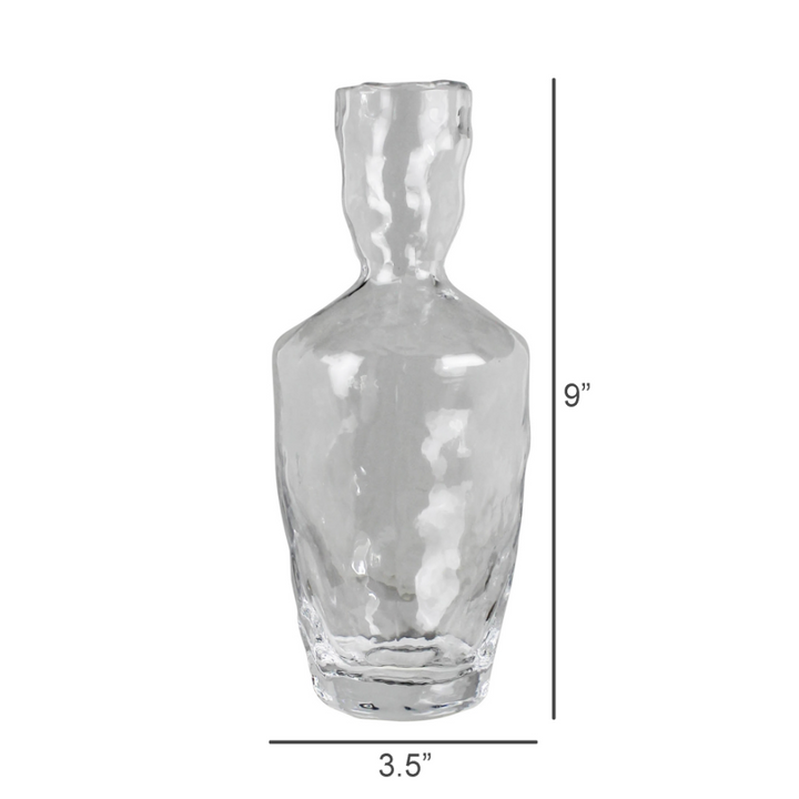 Organic Vase w/ Tall Neck - 13 Hub Lane   |  Glass Vases