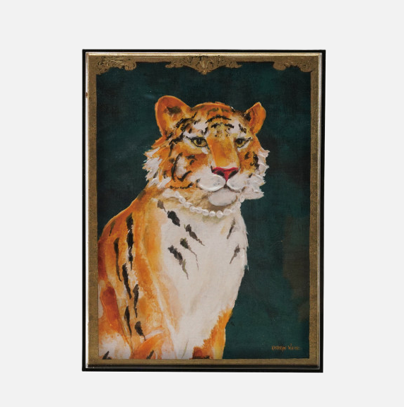 Hand-Painted Framed in Smoke Acrylic Box - 13 Hub Lane   |  Hand-Painted Art