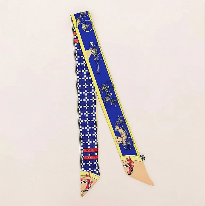 Vintage Carriage Twilly Skinny Scarf