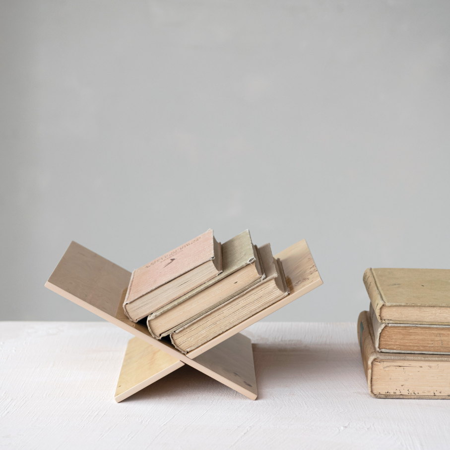 Burl Wood Bookstand