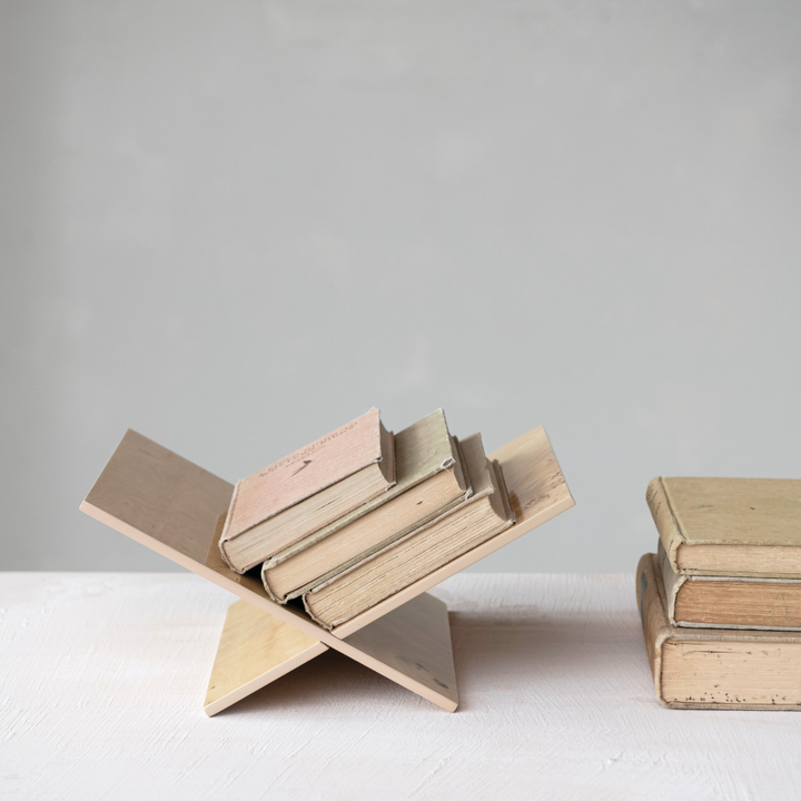 Burl Wood Bookstand