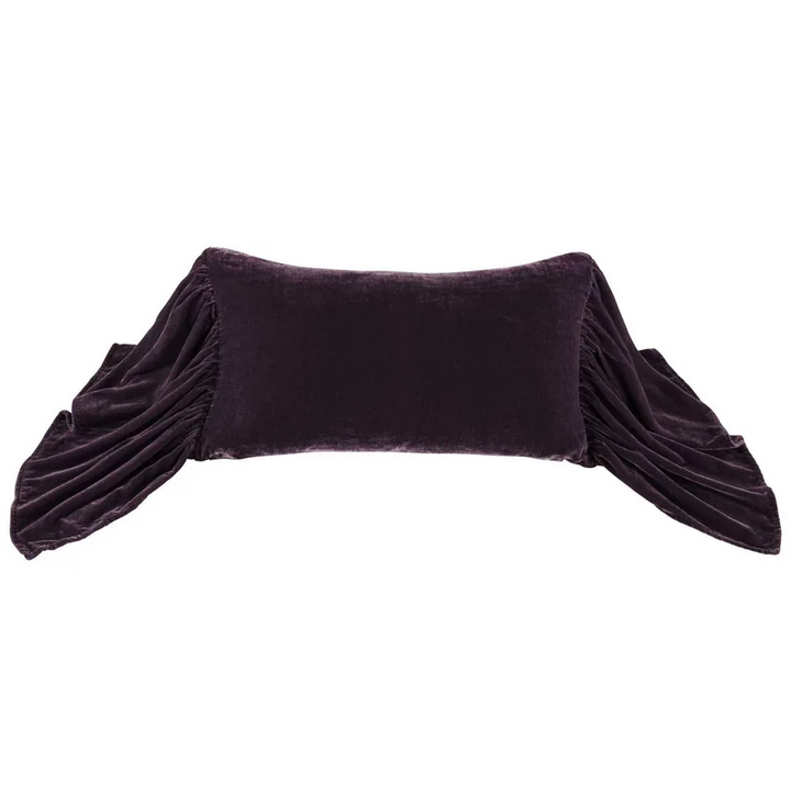 Stella Faux Silk Velvet, Dark Violet - 13 Hub Lane   |  