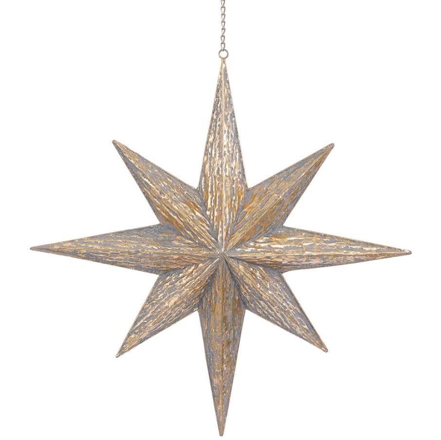 Star of Bethlehem Ornament, Gold - 13 Hub Lane   |  Vintage Inspired Ornaments