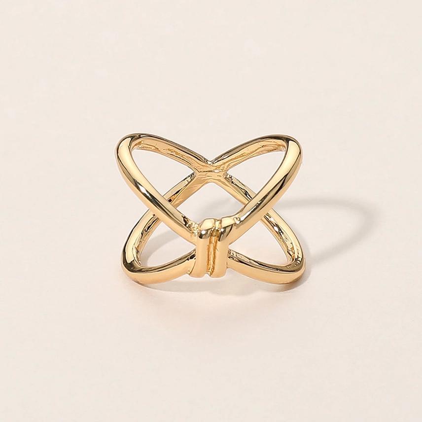 Modern Geometric Scarf Ring