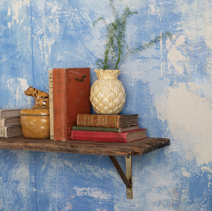 Stoneware Box w/ Tiger Handle