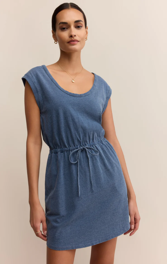 Dayshift Jersey Mini, Vintage Indigo - 13 Hub Lane   |  Mini Dresses
