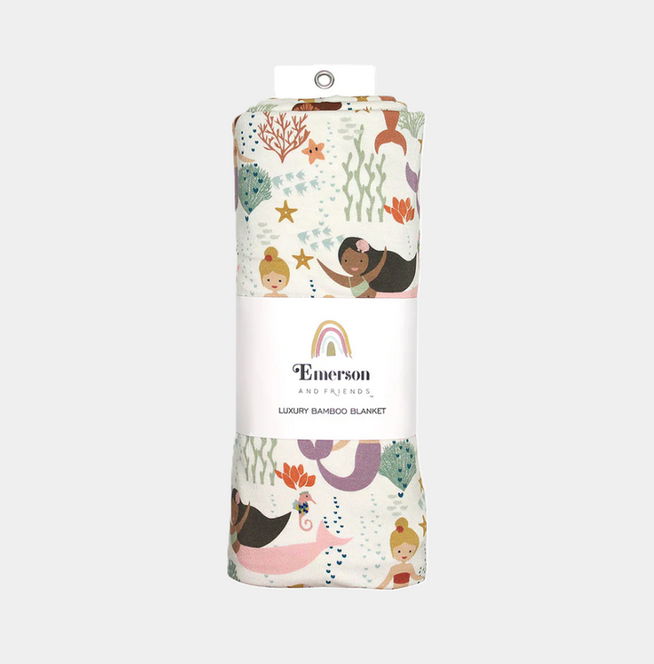 Making Waves Mermaids Luxury Bamboo Blanket - 13 Hub Lane   |  