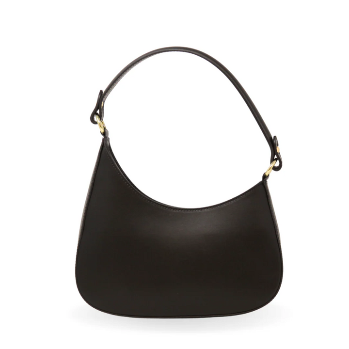 Italian Leather Shoulder Crossbody Bag, Black - 13 Hub Lane   |  Shoulder Bags
