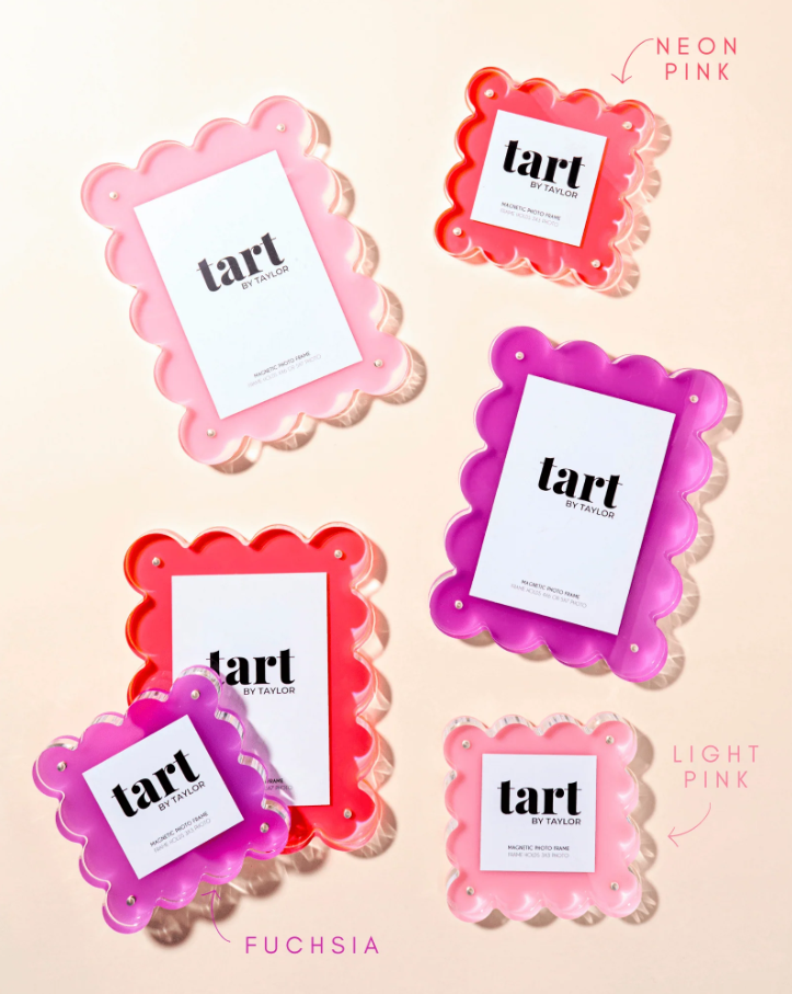 Acrylic Frame, Light Pink - 13 Hub Lane   |  Acrylic Frames