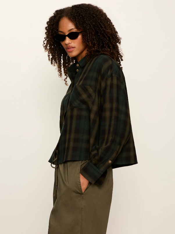The Autumn Edit Flannel, Forest Plaid