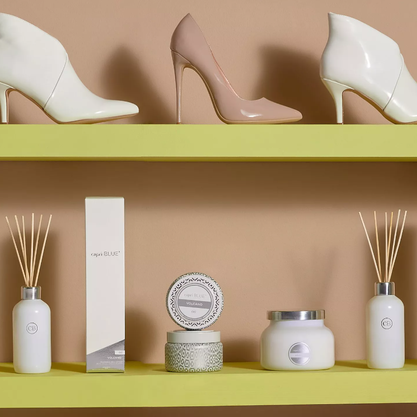 Volcano White Printed Travel Tin - 13 Hub Lane   |  Volcano