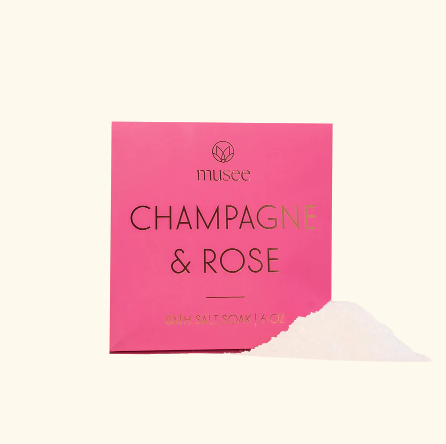 Champagne & Rose Mini Bath Salt Soak - 13 Hub Lane   |  
