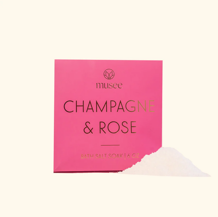 Champagne & Rose Mini Bath Salt Soak - 13 Hub Lane   |  
