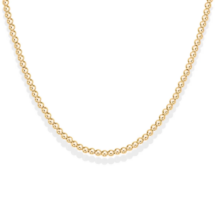 bara boheme classic 3mm gold filled beaded necklace - 13 Hub Lane   |  