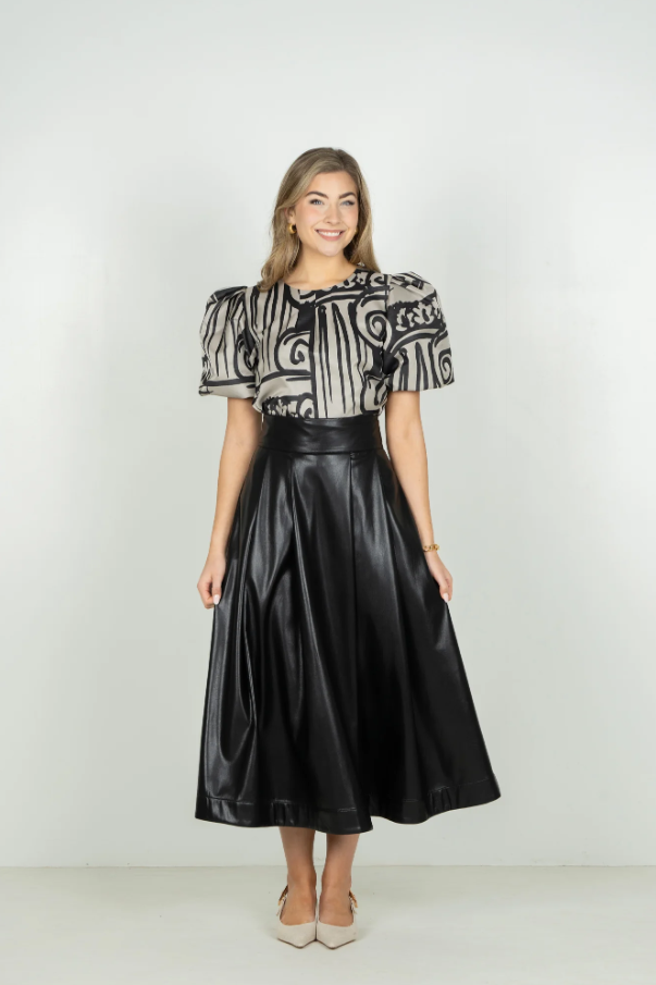 Dotty Skirt - Black
