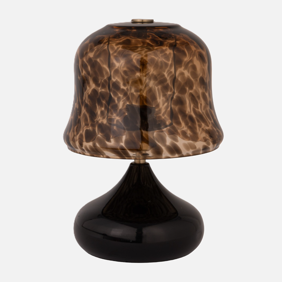 Hand-Blown Tortoise Glass Table Lamp