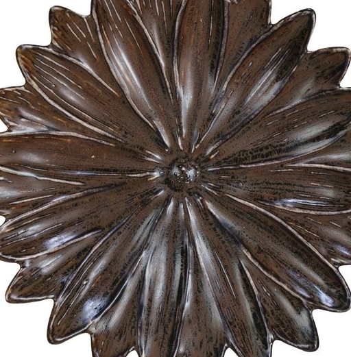 Stoneware Flower Plate