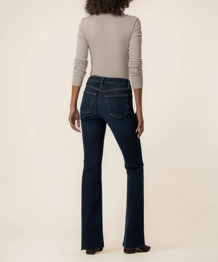 Kut From the Kloth Ana High Rise Flare Raw, Wave
