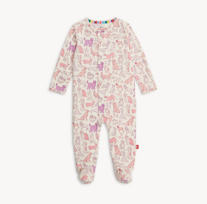 pink it's a paw-ty right fit footie - 13 Hub Lane   |  Footies