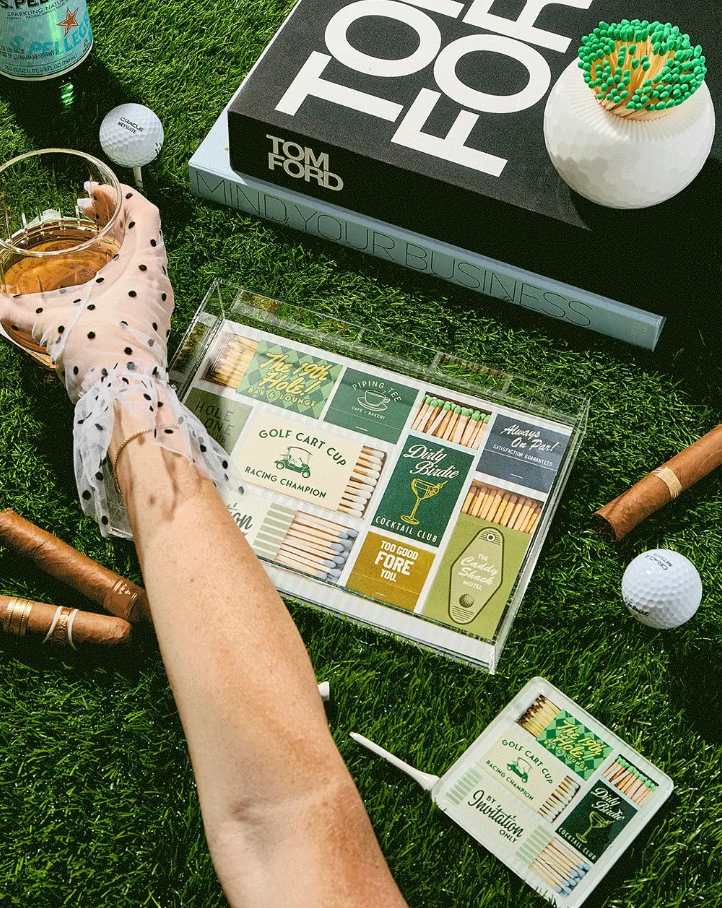 Golf Matchbook Tray
