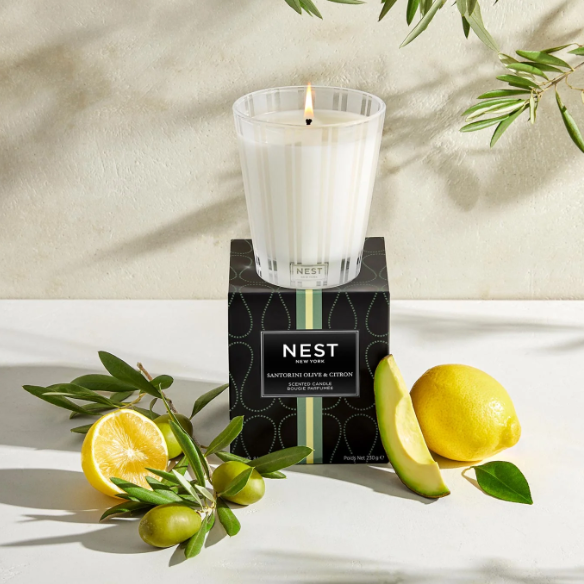 NEST Santorini Olive & Citron Classic Candle - Thumbnail 2