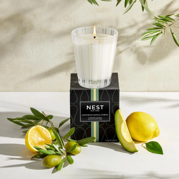 NEST Santorini Olive & Citron Classic Candle - 13 Hub Lane   |  