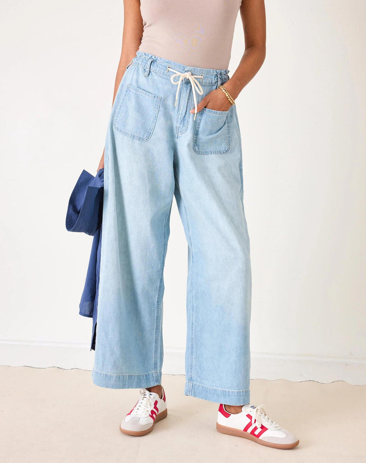 Londonberry Drawstring Jeans, Salty