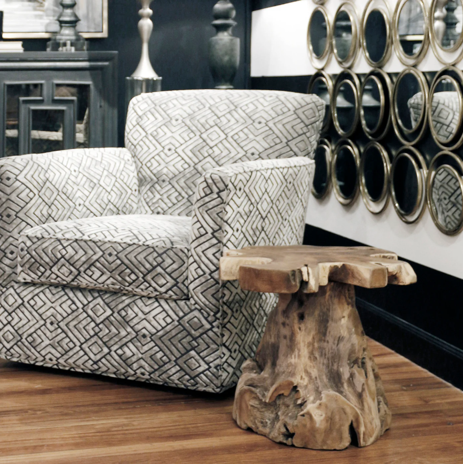 Jakarta Teak Accent Table/Stool - 13 Hub Lane   |  Accent Tables
