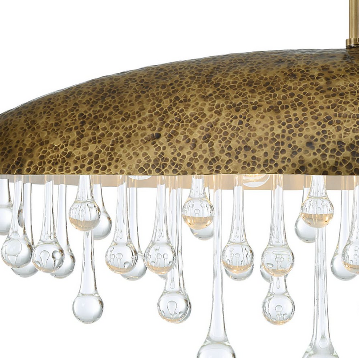 Downpour 10-Light Pendant, Oval - 13 Hub Lane   |  Pendants