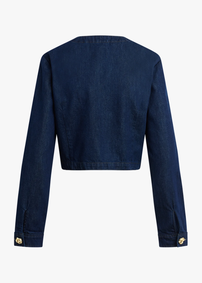 Denim Emily Jacket, Stout - 13 Hub Lane   |  Denim Jackets