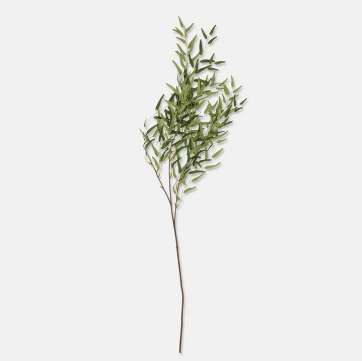 Artificial Willow Branch, Forest Green