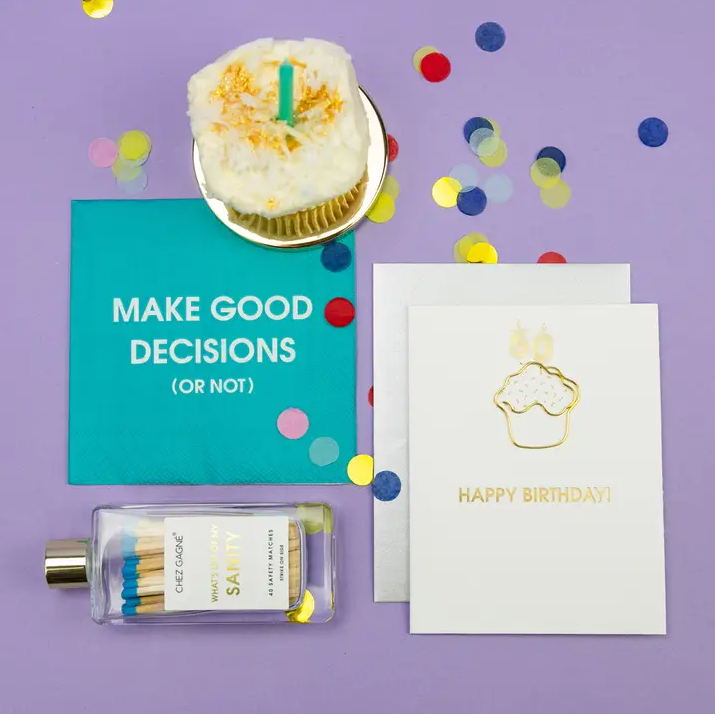 Make Good Decisions (or Not) - Cocktail Napkins - 13 Hub Lane   |  Funny Cocktail Napkins