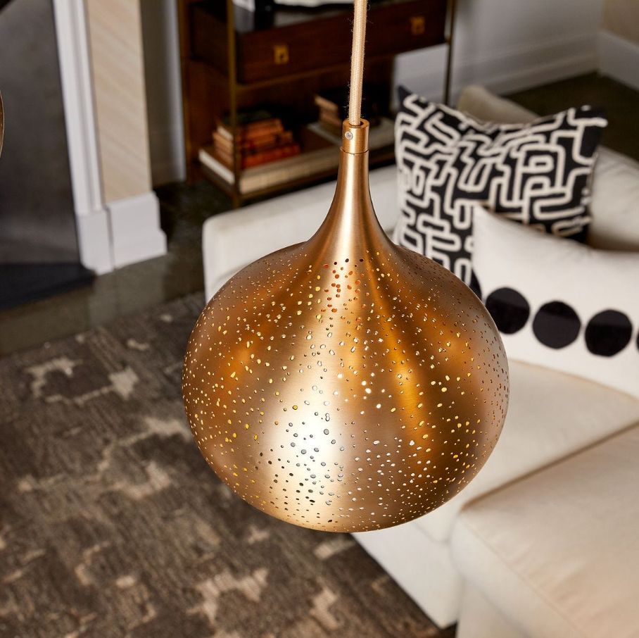 Golden Onion 7-Light Chandelier - 13 Hub Lane   |  Chandeliers