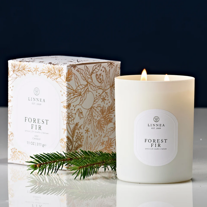 Linnea Forest Fir Two-Wick Candle - Large
