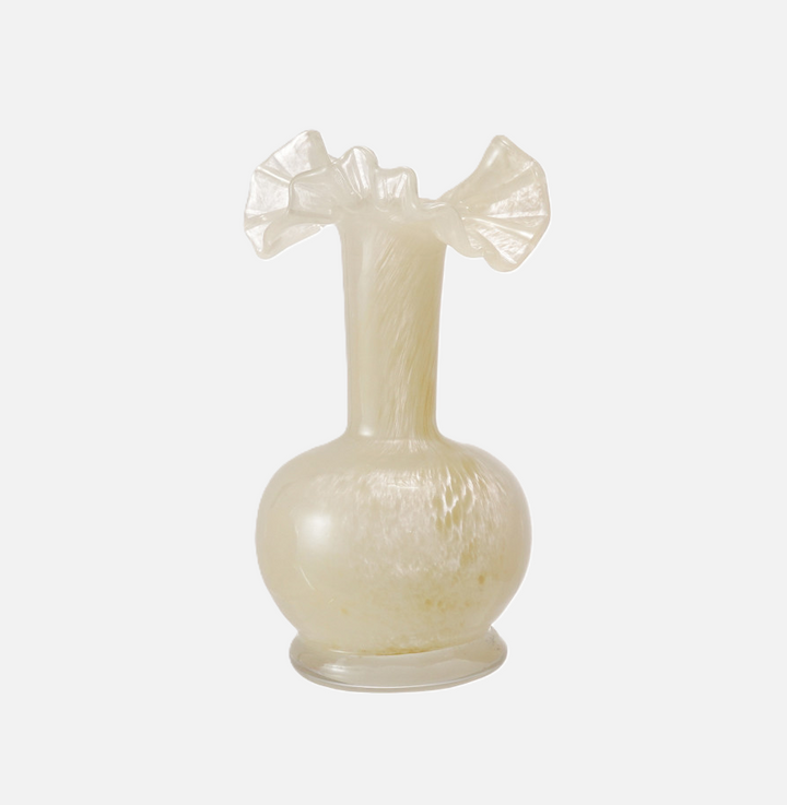 Art Glass Ruffle Vase - 13 Hub Lane   |  Glass Vases