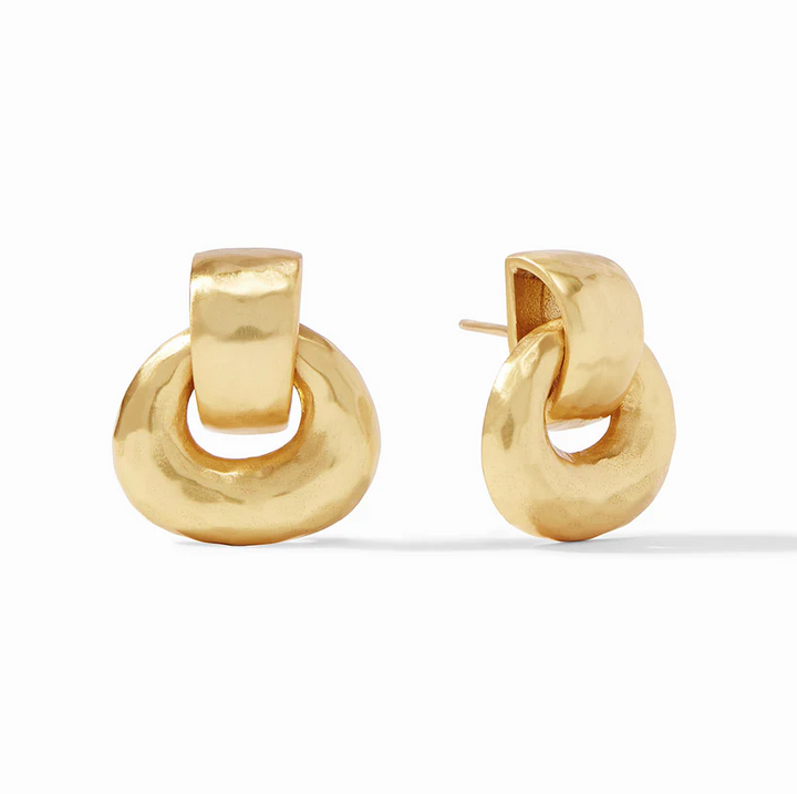 Julie Vos Avalon Demi Doorknocker Earring - 13 Hub Lane   |  Doorknocker Earrings