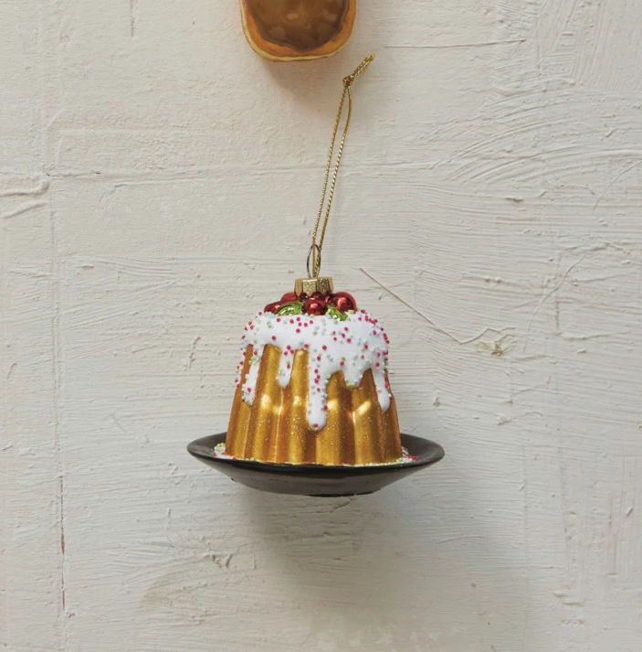 Glass Bundt Cake Ornament - Thumbnail 2
