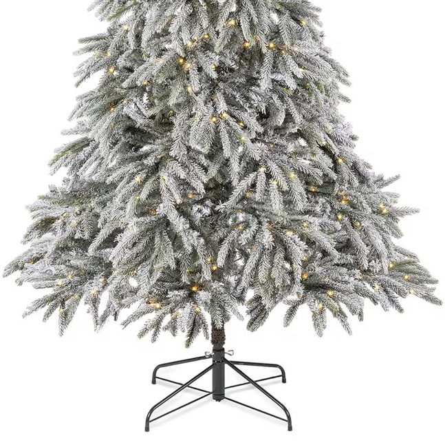 Flocked Down Swept Tree - 13 Hub Lane   |  Christmas Trees