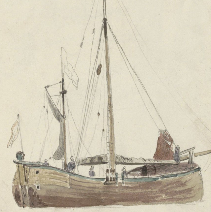 Watercolor Sailboat I