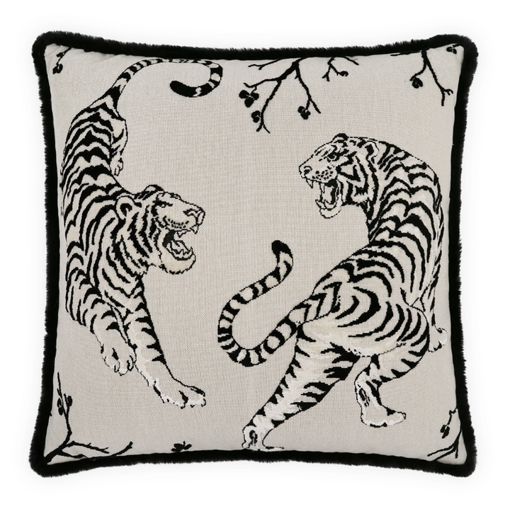 Tailspin Pillow - 13 Hub Lane   |  Embroidered Pillows