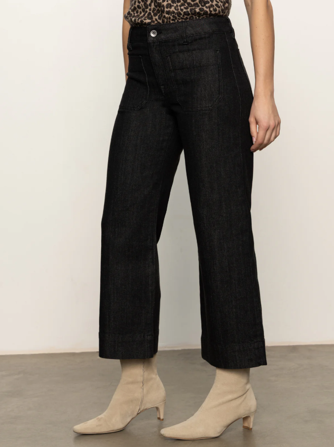 The Marine Jean, After Hours - 13 Hub Lane   |  Cropped Wide Leg Jeans