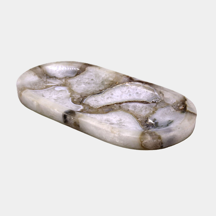 Oval Agate Tray - 13 Hub Lane   |  Marble Trays