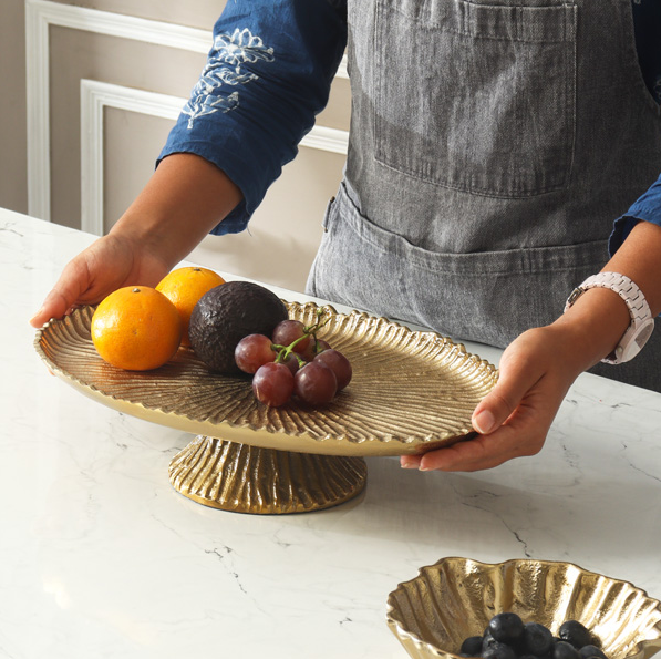 Sunburst Standing Dish, Gold - 13 Hub Lane   |  