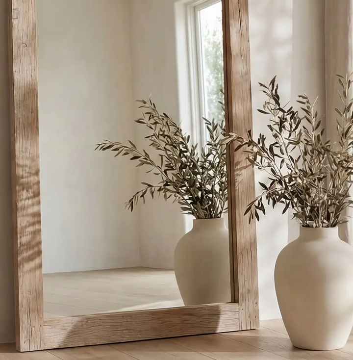 Orchard Reclaimed Wood Floor Mirror