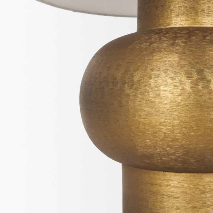 Salaah Table Lamp, Antique Gold - 13 Hub Lane   |  Metal Table Lamps