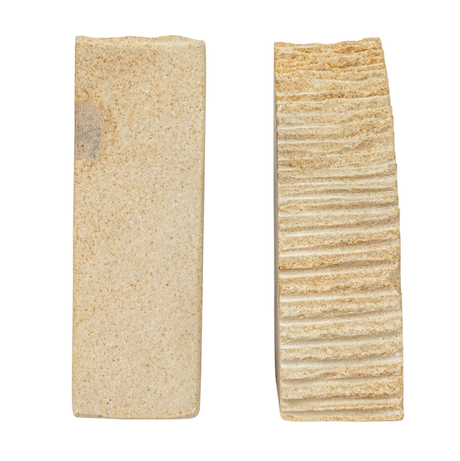 Sandstone Bookend w/ Ribbed Edge - Thumbnail 3