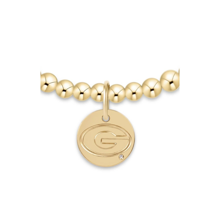 enewton ecollegiate classic gold 3mm bracelet - uga disc