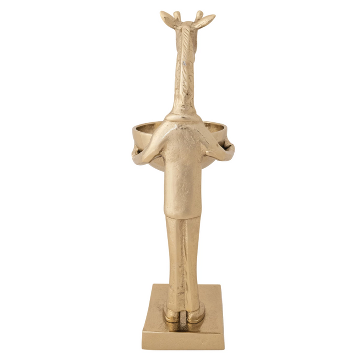 Cast Aluminum Giraffe Bowl - 13 Hub Lane   |  Aluminum Bowls