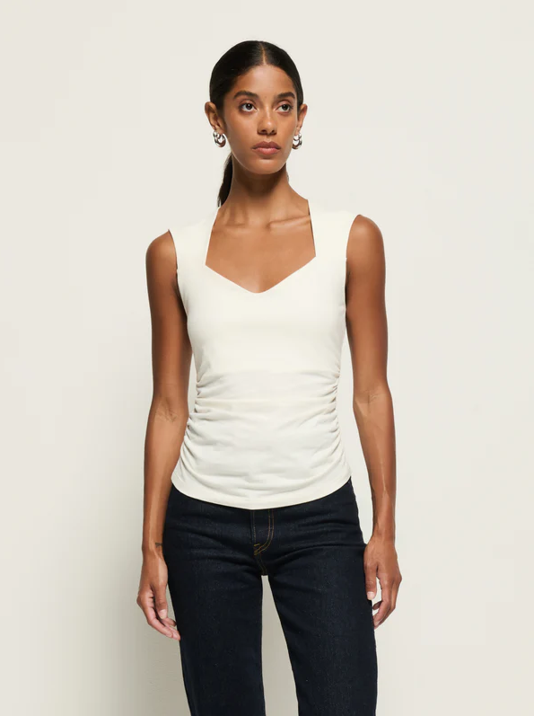 Nation LTD Haven Sleeveless Tee, Porcelain - 13 Hub Lane   |  Sweetheart Tanks
